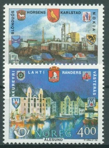 Norwegen 1986 NORDEN Partnerstädte 948/49 postfrisch - Bild 1 von 1