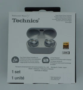 Auriculares Technics AZ80 Silver Premium Hi-Fi True Wireless con cancelación de ruido nuevos - Imagen 1 de 6