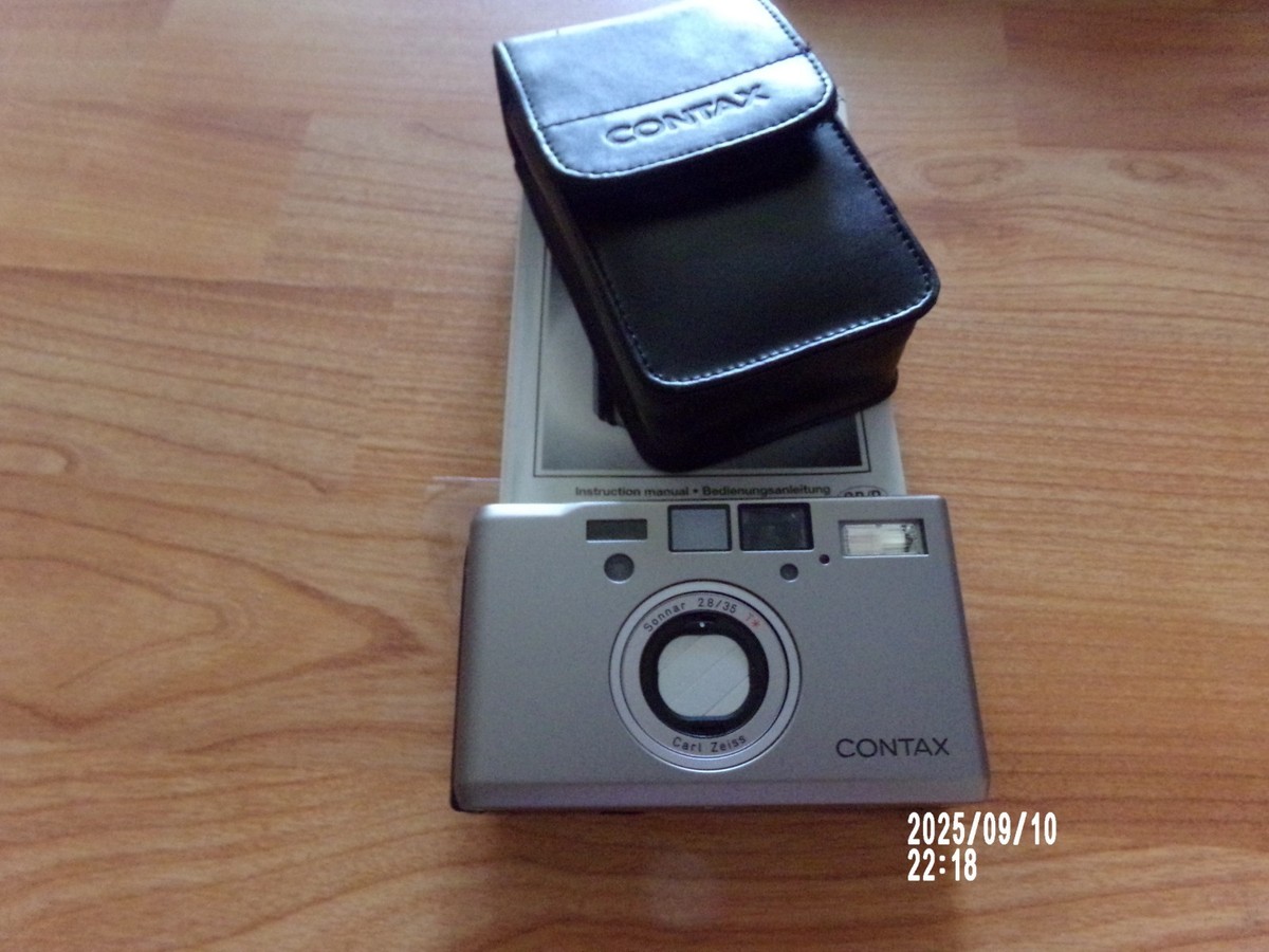 【最終値下げ】CONTAX T3 Titanium Contax T3 silver titanium AF compact film camera (JUNK) | eBay