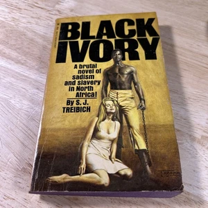 Black Ivory by S. J. Treibich Lancer Books 1969 Vintage Pulp Paper - Nice Cond. - Foto 1 di 3