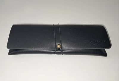 Ted Baker Negro Suave Plegable Gafas de Sol/Estuche de Gafas Cierre de Cuerda Elástico  Foto 1 de 4