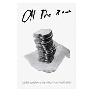 JACK KEROUAC "ON THE ROAD" ED RUSCHA ARTIST BOOK PROMOTIONAL POSTER - SANDWICHES - Picture 1 of 1