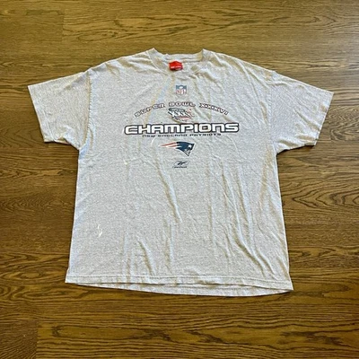 Camiseta de fútbol americano vintage Y2K Reebok New England Patriots Super Bowl 36 NFL talla XL Foto 1 de 4