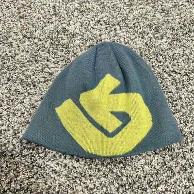 Burton Gorro Calavera Gorra Reversible Exterior Gorpcore Esquí Invierno Verde Amarillo Foto 1 de 4