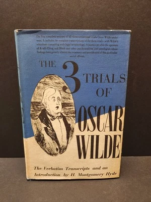 The Three Trials of Oscar Wilde Hyde First US Printing 1956 HCDJ Free Shipping  - Image 1 of 4