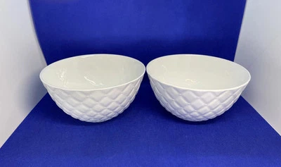Gorham 1831 Diamonds and Pearls Soup Cereal Bowls 6 3/8” Bone China Lot Of 2 - image 1 of 4