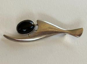 Vintage Sterling Brooch Tasco Mexico Sigi Eagle Hallmark - Picture 1 of 9