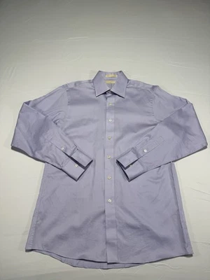 Michael Kors Men's Button-down Dress Shirt- 15.5-34/35 Purple - Image 1 of 4