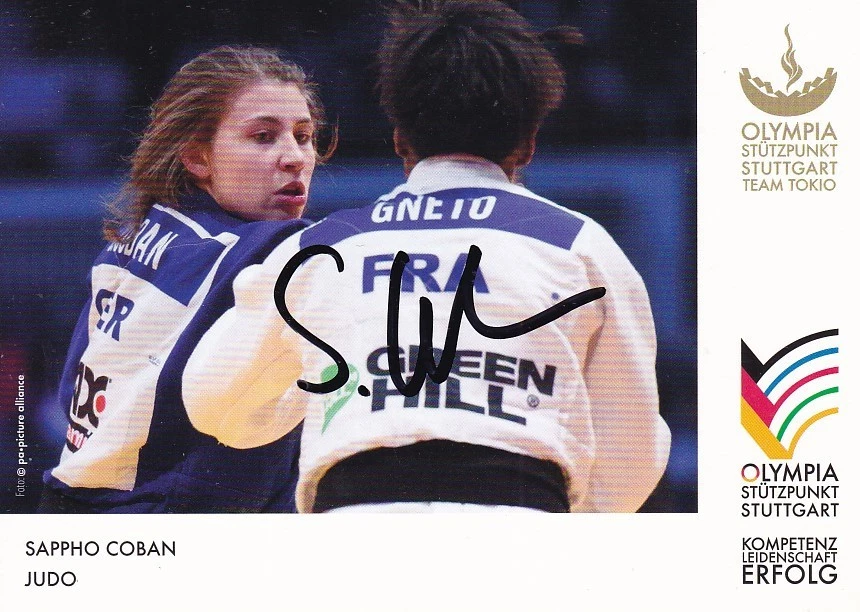 Sappho COBAN - Deutschland, Bronze EM 2013 Judo, Original-Autogramm! - Bild 1 von 1
