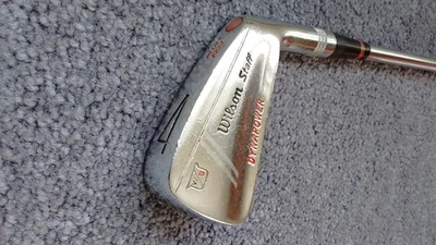 Wilson STAFF Dynapower # 4 Iron / Staff Pro Steel Shaft / 37 1/2" - (Old School) - Image 1 of 4
