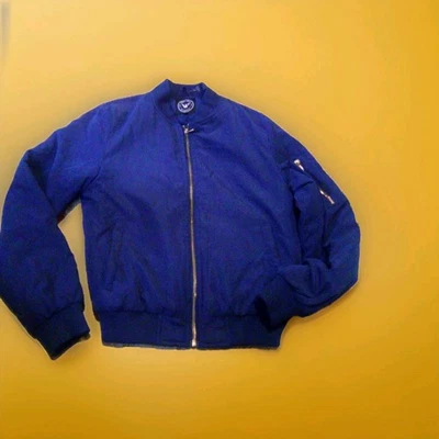 White Mark Blue Bomber Size Small - Image 1 of 4