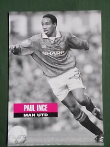 PAUL INCE - MANCHESTER UNITED  - 1 FULL PAGE ACTION PICTURE - CLIPPING/CUTTING 