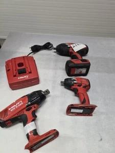 Hilti SIW 9-A22 Impact Wrench Lot with Charger - Used - Picture 1 of 19