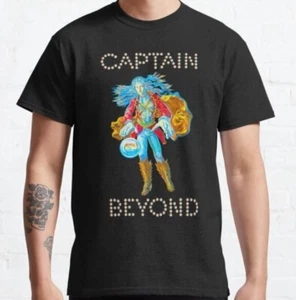 Captain Beyond T-Shirts Short Sleeve Black All Size Gift For Fan - Picture 1 of 3