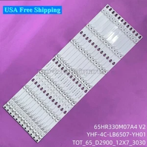New 12pcs LED Backlight Bars For TCL 006-P1K3507B 65S405THAA 65S401 65S401TBAA - Picture 1 of 8