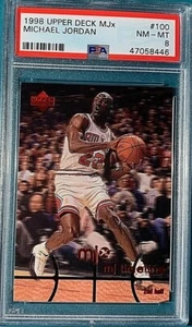 1998 Upper Deck MJx Basketball #100 Michael Jordan PSA 8 - Picture 1 of 2