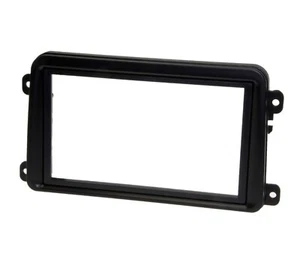 KFZ Auto Doppel 2DIN Radio Blende Einbau Rahmen Schacht Set passend für VW Seat - Picture 1 of 3