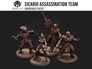 Sicario Assassination Team | Red Pilgrim Miniatures | 28mm - Picture 1 of 7