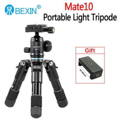 BEXIN MS-08 MS-02 Mate-10 Mini Tripod Camera Travel Stand Tripod Ball head kit  - Image 1 of 4