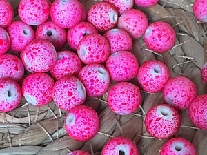 Round Acrylic Beads 12mm Approx. 435g size Job Lot Bundle Deep Pink 800+pcs - Picture 1 of 9
