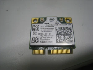 Intel Centrino Advanced-N 6205 Wi-Fi adapter PCIe Half Mini 62205ANHMW 60Y3253 - Afbeelding 1 van 1
