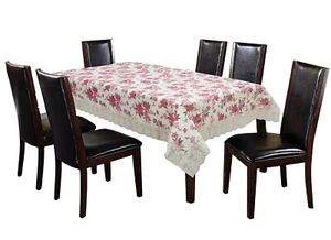 Floral PVC 6 Seater Dining Table Cover Us - Picture 1 of 3