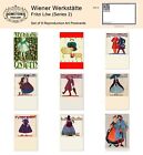 Wiener Werkstatte:  Fritzi Low (Series 2) - Lot of (9) Rare Repro Postcards