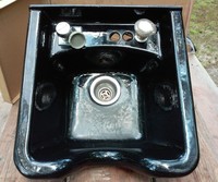 vintage belvedere barber chair salon sink in black porcelain belvedere shampoo model 3800 vintage 1992 first lady model 810 professional hair dryer chair vintage belvedere barber chair salon sink in black porcelain belvedere shampoo model 3800 vintage 1992 first lady model 810 professional hair dryer chair