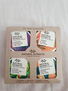 Natural Extracts Inspired NATURE Lavender, Oatmeal, Avocado, Grapefruit Lip Tins