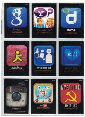 2013 WACKY PACKETS TODO NUEVO SERIE 10 - HORRIBLE CONJUNTO DE APLICACIONES DE LAS 10 TARJETAS ANS 10 Foto 1 de 2