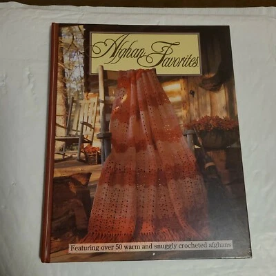 Afghan Favorites Hardcover 50 Warm Crocheted Afghans Blankets Needlecraft Shop - Image 1 of 4