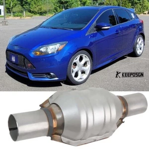 2" Inlet/Outlet Catalytic Converter w/ Heat Shield Weld-On For Ford Focus 12-18 - Bild 1 von 11