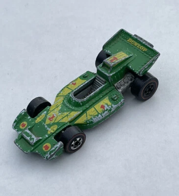 Coche de carreras vintage Hot Wheels 1973 Redlines El Rey especial verde Indy - Hong Kong Foto 1 de 4