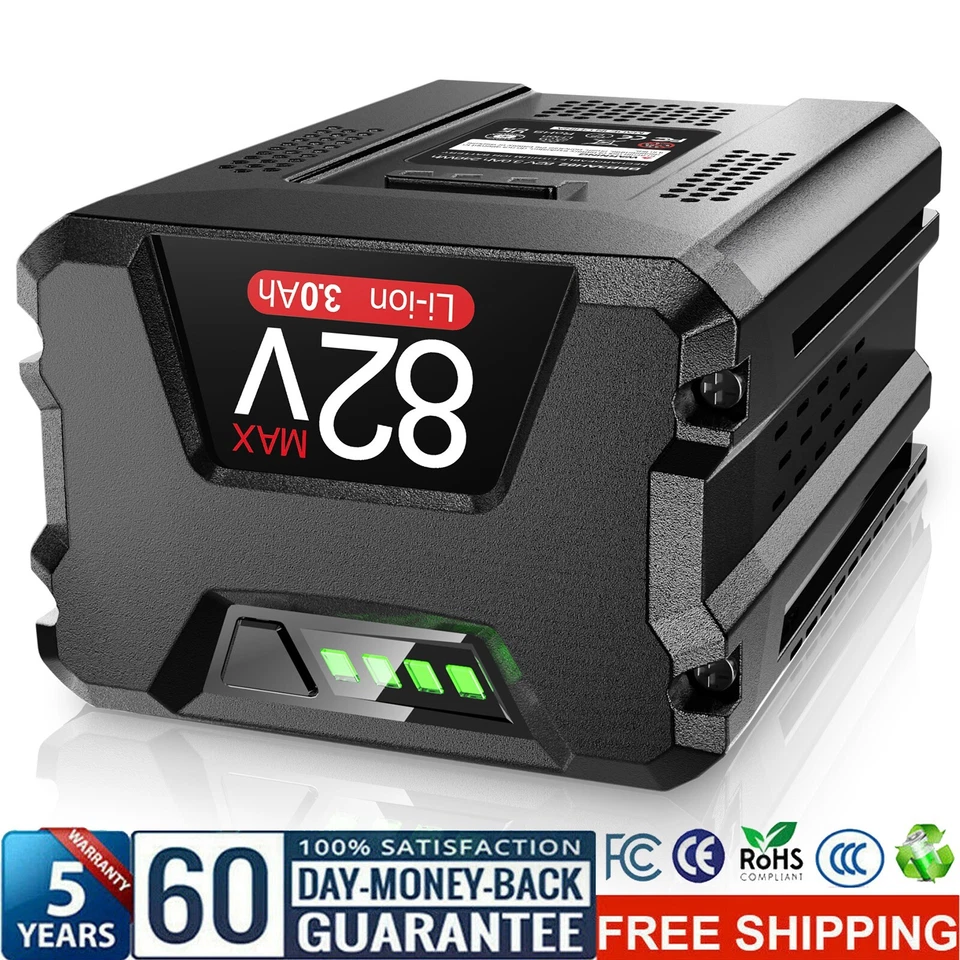 Batería de iones de litio BSB2AH82 BSB5AH82 BSB5AH82 para Briggs & Stratton Snapper XD 82V 3 Ah Foto 1 de 4