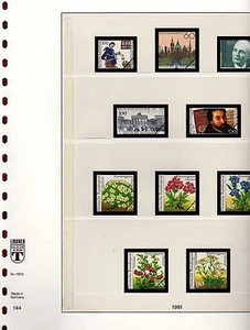 Lindner T 1991 - 98  in br. Ringbinder mit  Schuber - NP 200,--€  ( Z421 ) - Bild 1 von 1