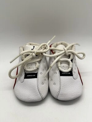 Nike Air Jordan Retro XIII 13 Toddler Baby Shoes White/Red Size 2C Unisex - Image 1 of 4