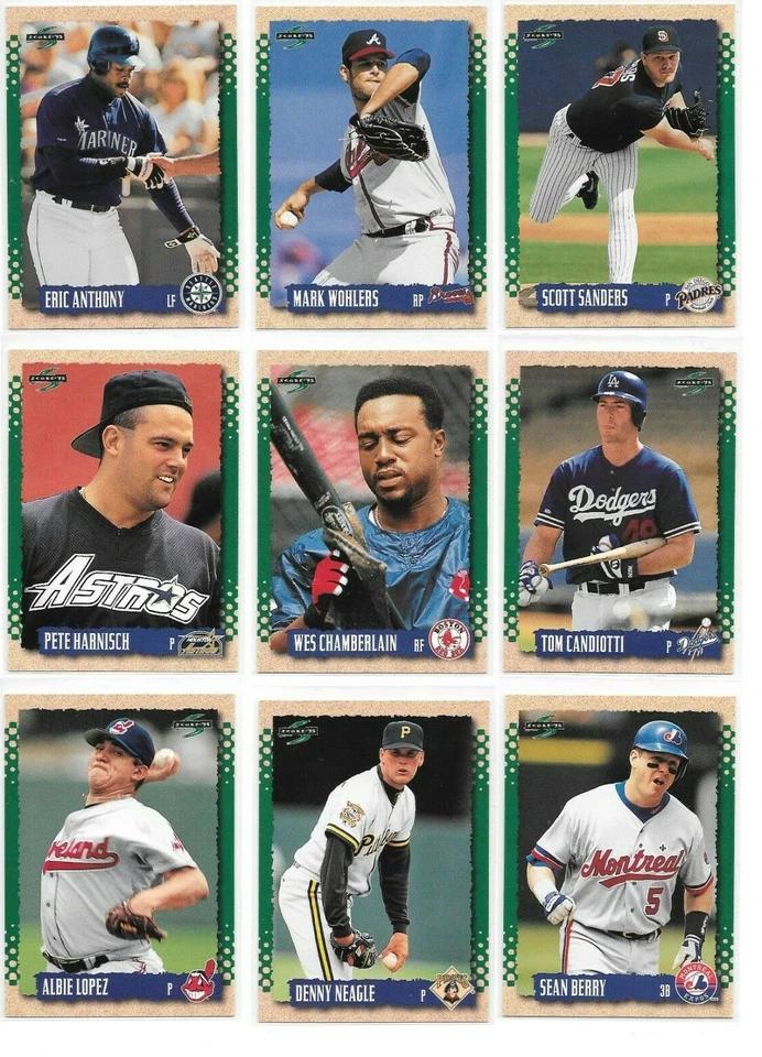 1995 Score Baseball Trading Cards You Pick / Choose From List  #s 501-605 / mb9 - Image 1 of 1