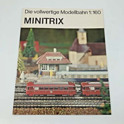 Catálogo Tren Modelo Trix Minitrix 1:160 Alemán Años 60 Foto 1 de 4