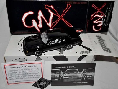 GMP 8203 1:24 1987 Buick GNX BLACK #346 of 547 Made DieCast Car Grand National - Image 1 of 4