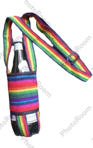 Superbe et très coloré Porte-Bouteille - Artisanat Népal - NEUF - festival/rando - Imagen 1 de 4