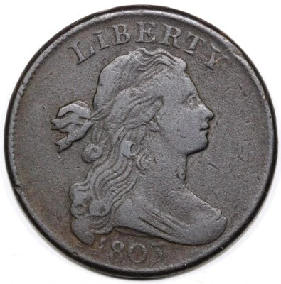 1803 1c S-259 Draped Bust Large Cent - Image 1 of 2