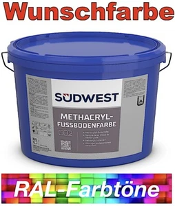 Südwest Methacryl Fußbodenfarbe / Heizölsperre MIX - Balkon Treppe - WUNSCHFARBE - Bild 1 von 3