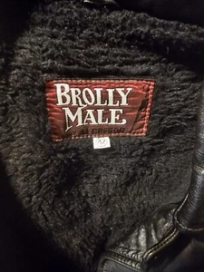 Brolly Male Brand Leather Jacket - Picture 1 of 12