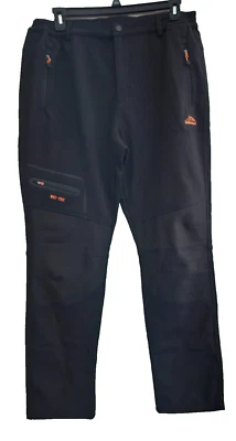 Pantalones de Nieve WEI-TEX Esquí Impermeables Forrados de Vellón Negro Talla XL Cintura Elástica Foto 1 de 4
