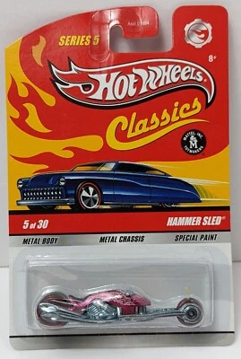Hot Wheels Classics Serie 5 - Hammer Sled® - #5 Rosa - 2008 Foto 1 de 4