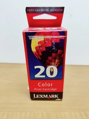 Genuine Lexmark Ink Cartridge 20 Color New Old Stock Sealed Box - Image 1 of 4