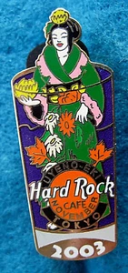 UYENO-EKI TOKYO JAPANESE GEISHA GIRL SHOT GLASS SERIES NOV Hard Rock Cafe PIN LE - Picture 1 of 1