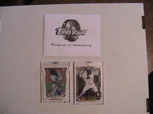 2014 -15 DEREK HILL SER #D (1 OF 1) TOPPS VAULT PERSONALLY AUTOD BOWMAN RC CARDS - Picture 1 of 2