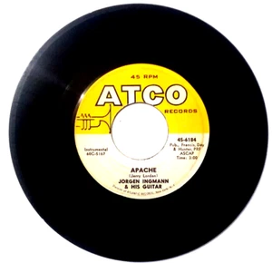 JORGEN INGMANN - Apache / Echo Boogie - 45rpm 1960  Atco Records / 45-6184 - Bild 1 von 4