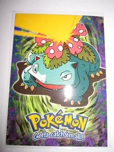 POKEMON NEUF ★ CARTE TOPPS #03 VENUSAUR BLUE LOGO ★ E3 OF 12 1999 N/MINT - Picture 1 of 7